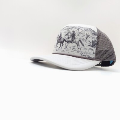 Dusti Rhoads Western Cowboy Trucker Hat 西部牛仔海绵货车网帽