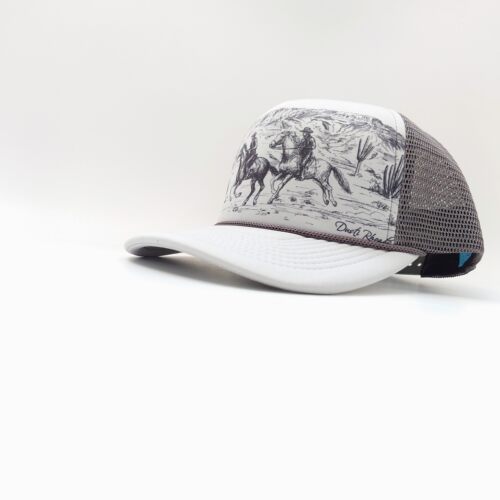 Dusti Rhoads Western Cowboy Trucker Hat 西部牛仔海绵货车网帽