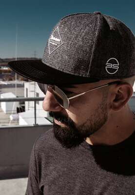 Ancient Gods Snapback Cap 德国潮牌灰黑色含羊毛料平檐棒球帽