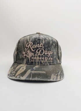 美国Camo Reno Snapback 水洗做旧西部牛仔棒球帽微弯大帽檐弯檐