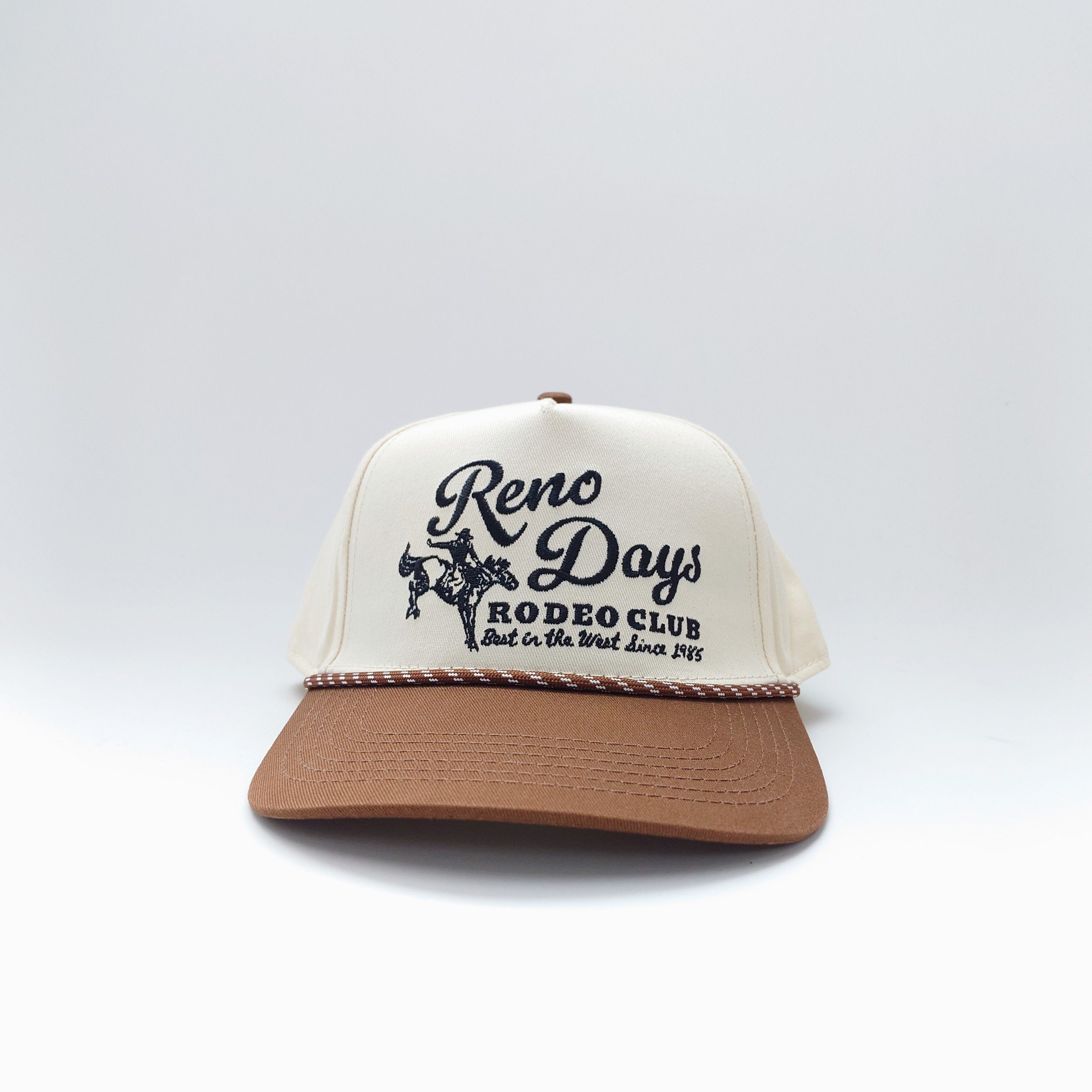 美国 Reno Days Snapback 西部牛仔棒球帽微弯大帽檐修饰脸型帽子