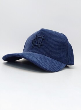 NC Corduroy cap TRU3Y 昆士兰品牌藏蓝色条纹灯芯绒棒球帽弯檐