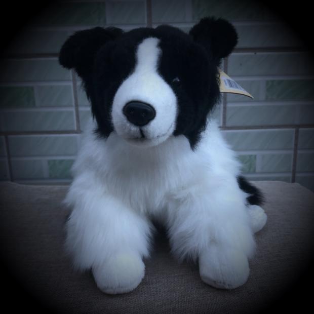 好品质边牧毛绒玩具棉花