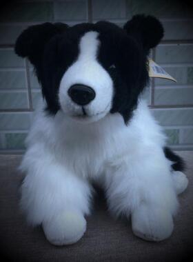 仿真边牧狗狗玩偶公仔儿童小狗毛绒玩具女孩生日礼物