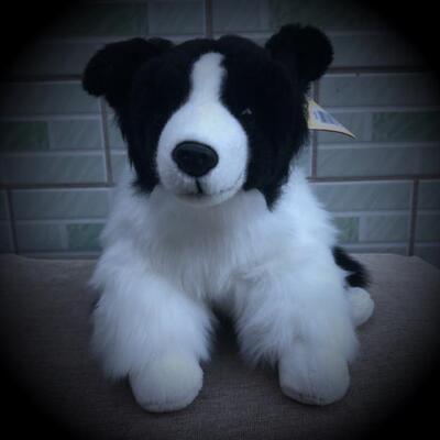 好品质边牧毛绒玩具棉花