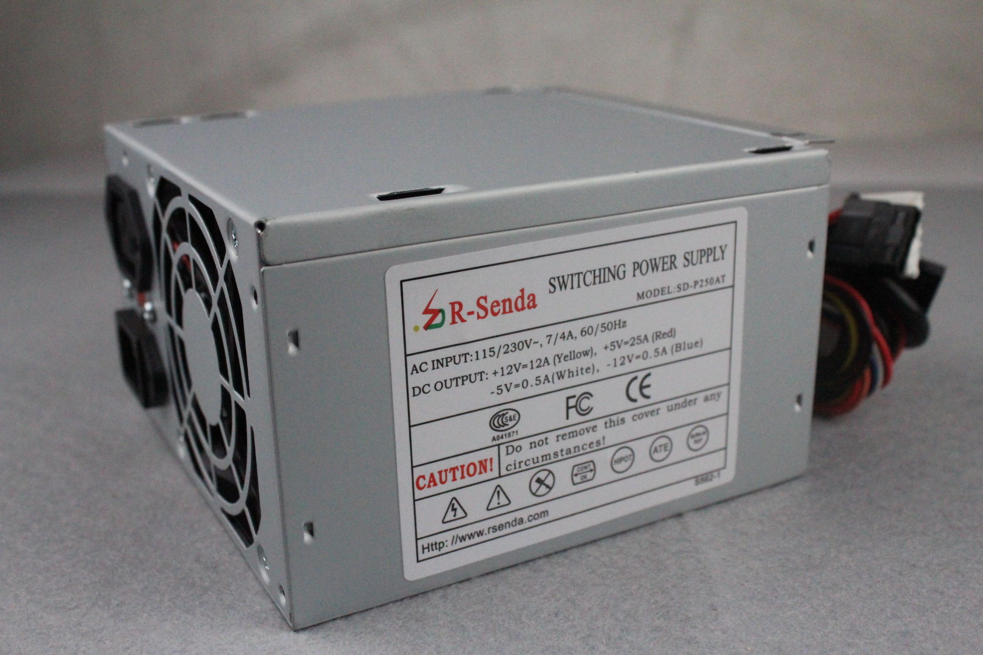 全新荣盛达SD-250AT 额定250W AT电源老式电源 三年质保110V/220V