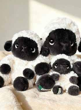 小羊奥利坐姿可爱玩偶公仔毛绒玩具陪睡觉床上抱枕布娃娃礼物女生