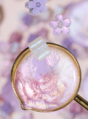 墨下特调【樱花混色Vol.2】珠光火漆蜡蜡粒套装 婚礼请帖火漆印章