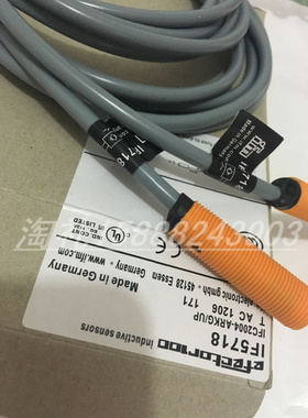 全新易福门电感式接近开关IF5908   IFC2004-ARKG/UP/6M传感器