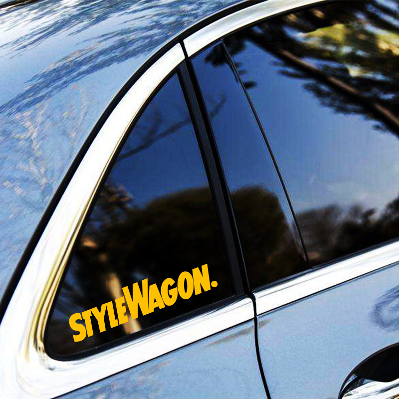 旅行车侧窗装饰幻彩车贴wagon瓦罐改装美潮反光防水车贴电动车