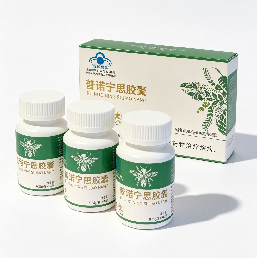 北京知蜂堂普诺宁思胶囊一盒3瓶180粒正品中老年日常养护蓝帽食品