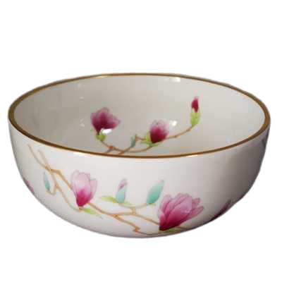 日本金边骨瓷18cm大茶碗特价包邮