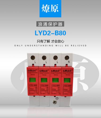 LYD2-B80 40-80KA/4P燎原防雷 浪涌保护器电涌保护器SPD检测报告