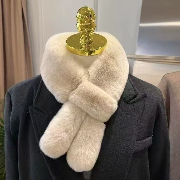 仿獭兔毛围脖可爱兔耳朵双面加厚皮草围巾冬季保暖百搭毛领子护颈,服饰配件/皮带/帽子/围巾,围巾/丝巾/披肩,淘宝优惠券,粉丝福利购,淘宝优惠卷