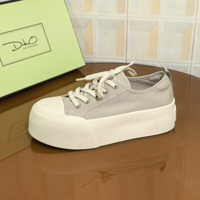 8E39/5CM清仓撤柜断码处理女鞋时尚百搭夏季真皮厚底白鞋饼干鞋系