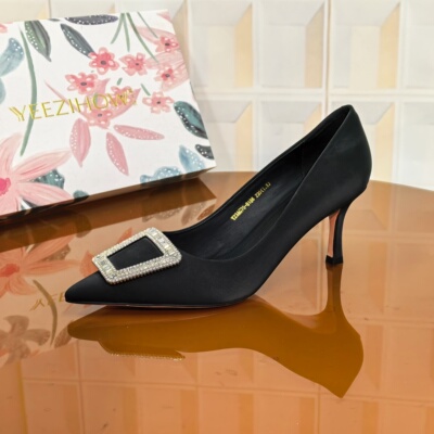 8186/5CM牛皮断码撤柜清仓处理四季通用性感细跟高跟鞋春季女士