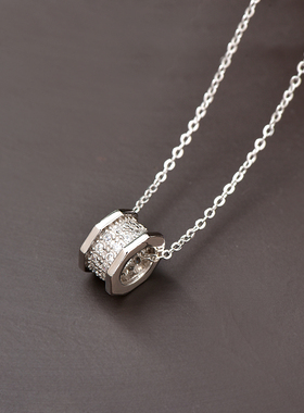 小蛮腰18K玫瑰金纯银项链锁骨链