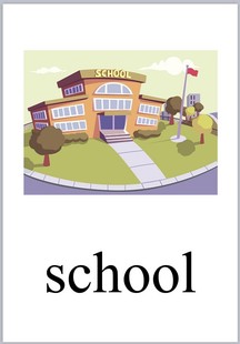 （国家地点方位介词）少儿英语单词学习大卡片闪卡过塑封老师教具