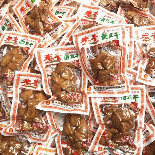 温州特产约18包五香卤豆腐干500g
