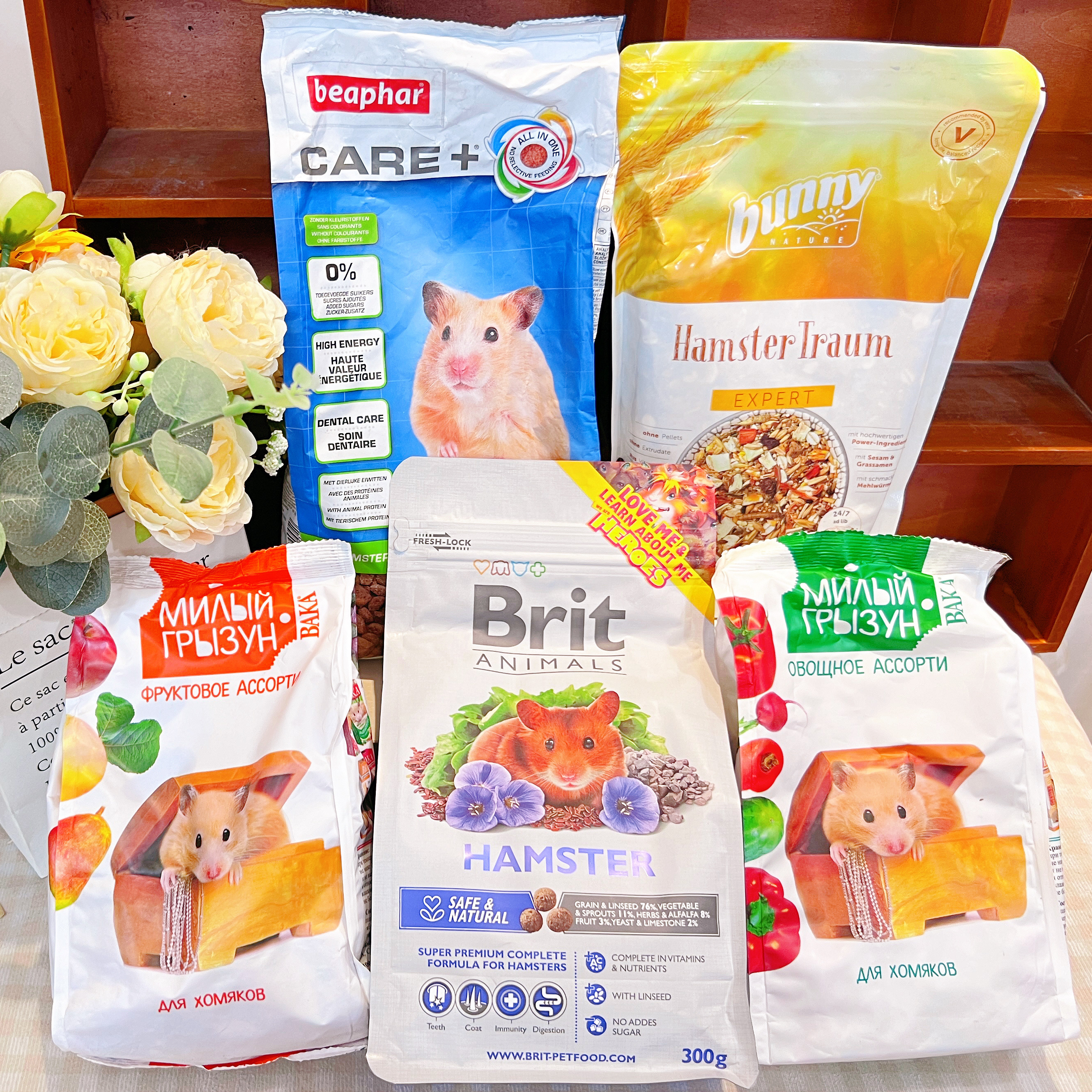 【进口粮合集】德国威霸熊粮brit金丝熊粮bunny主粮食俄罗斯baka