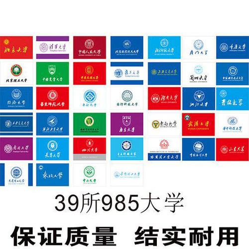 39所985大学211大学中国世界名校旗制作定制C9大学九校联盟旗