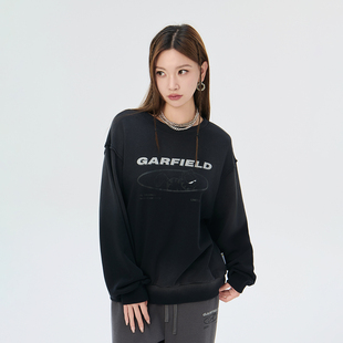 Fun商场同款Garfield 加菲猫联名款时尚运动套头卫衣FGU244A0B