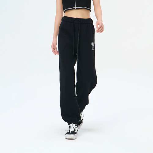 Fun休闲裤2025年秋冬新款商场同款时尚运动锥型版针织长裤