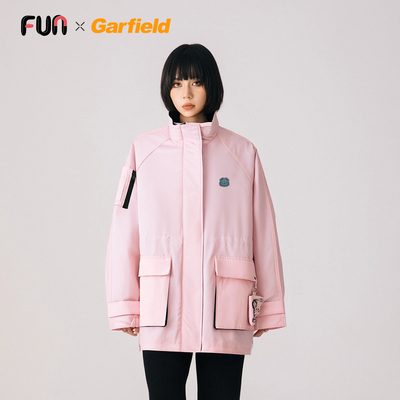 FUNxGarfield连帽保暖羽绒服