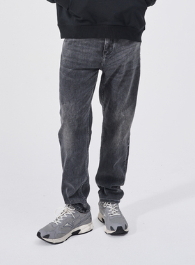 Fun商场同款时尚牛仔合体版牛仔长裤FMK94311S