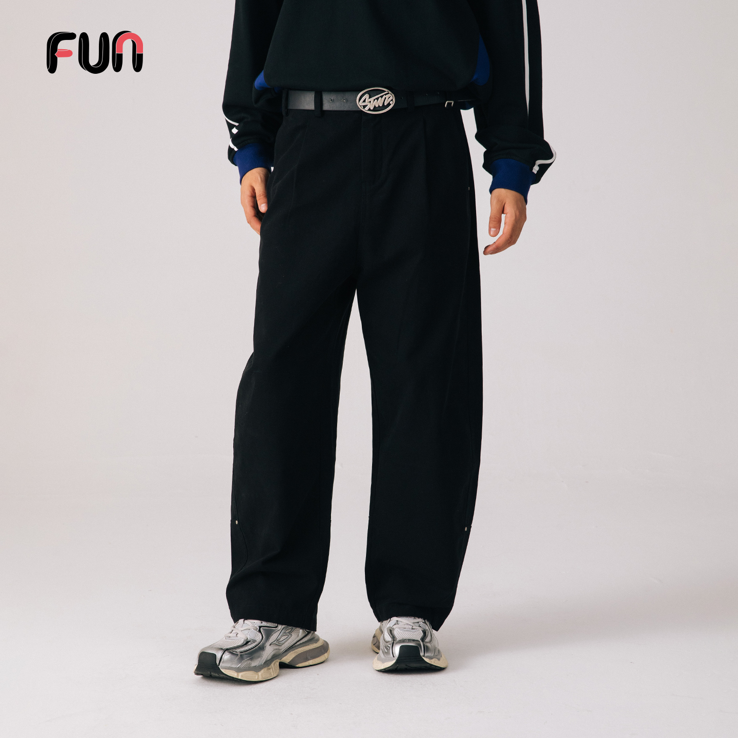 Fun潮牌休闲裤男2025年春季新款