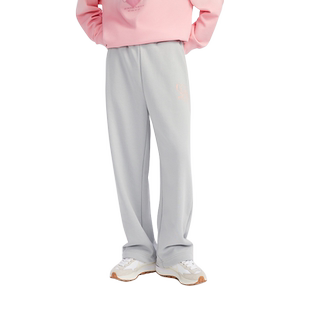 Fun潮牌针织长裤女春季个性休闲舒适卡通加菲猫户外直筒运动卫裤