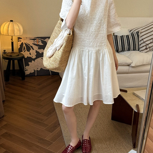 不含包包 26H0020 连衣裙 一起26年夏上新温柔奶油色系泡泡袖
