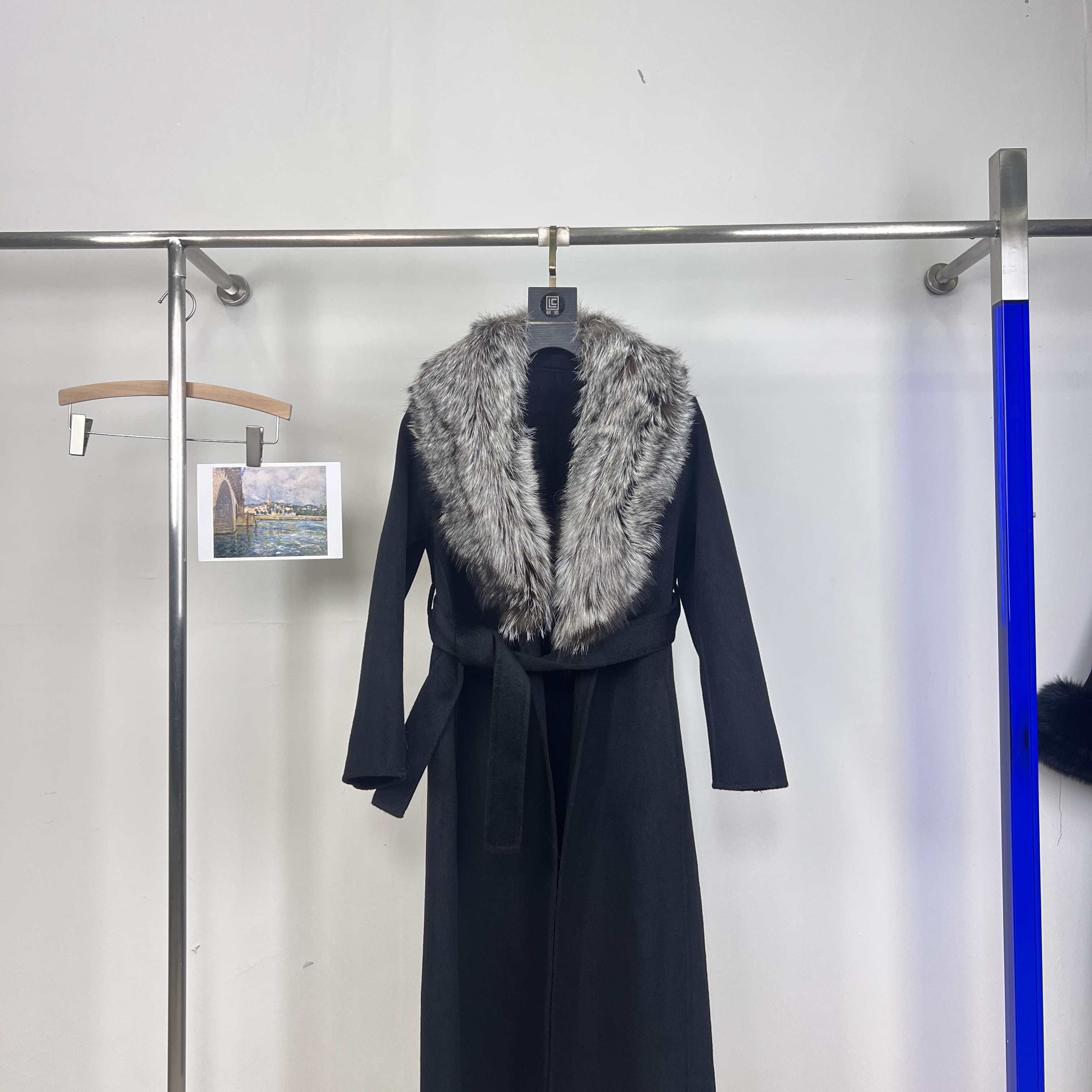 一起设计WER-外套(配毛领（可以拆）腰带)（含100狐狸毛）XXY009