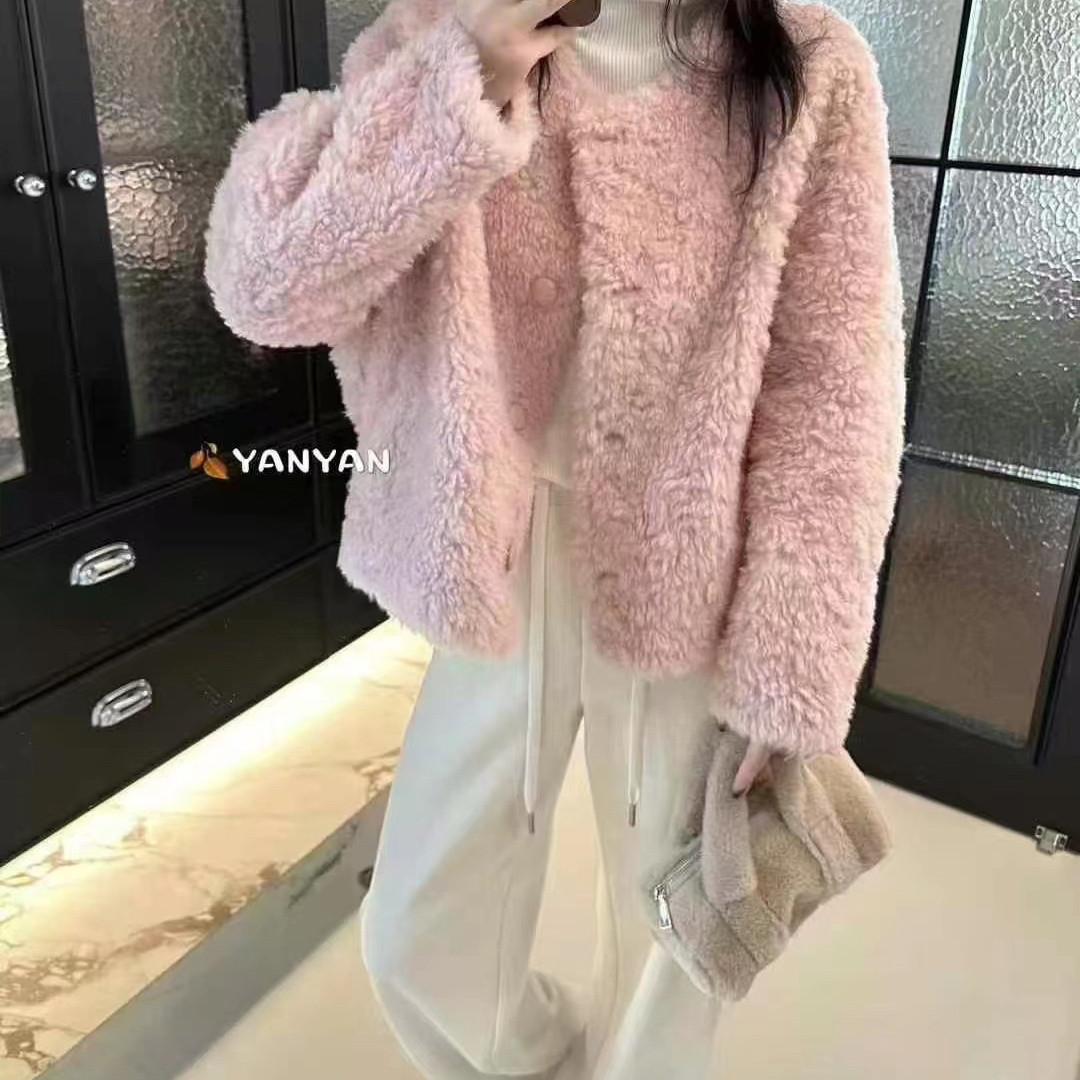 一一起冬上新温柔简约圆领羊毛外套（含100绵羊毛）9512,女装/女士精品,羽绒服,淘宝优惠券,粉丝福利购,淘宝优惠卷