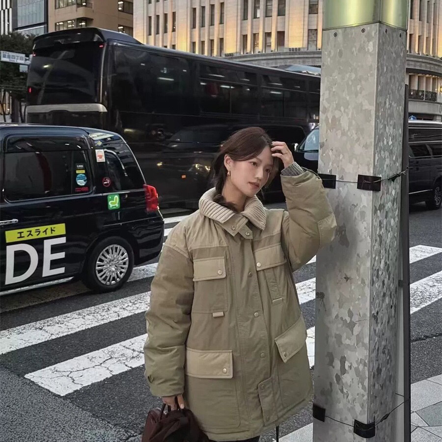 B一起家冬季新款韩国设计师帅气多口袋保暖棉服外套YS2-1216,女装/女士精品,羽绒服,淘宝优惠券,粉丝福利购,淘宝优惠卷