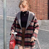 配腰带 含100澳毛 YS2 一起小众设计面中长羊毛外套 CP77294