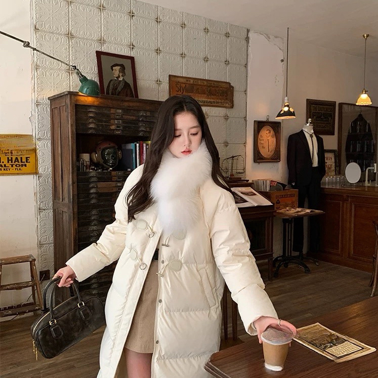 一起服外套(配可拆卸帽子,可拆卸狐狸毛领)WW-XM364899