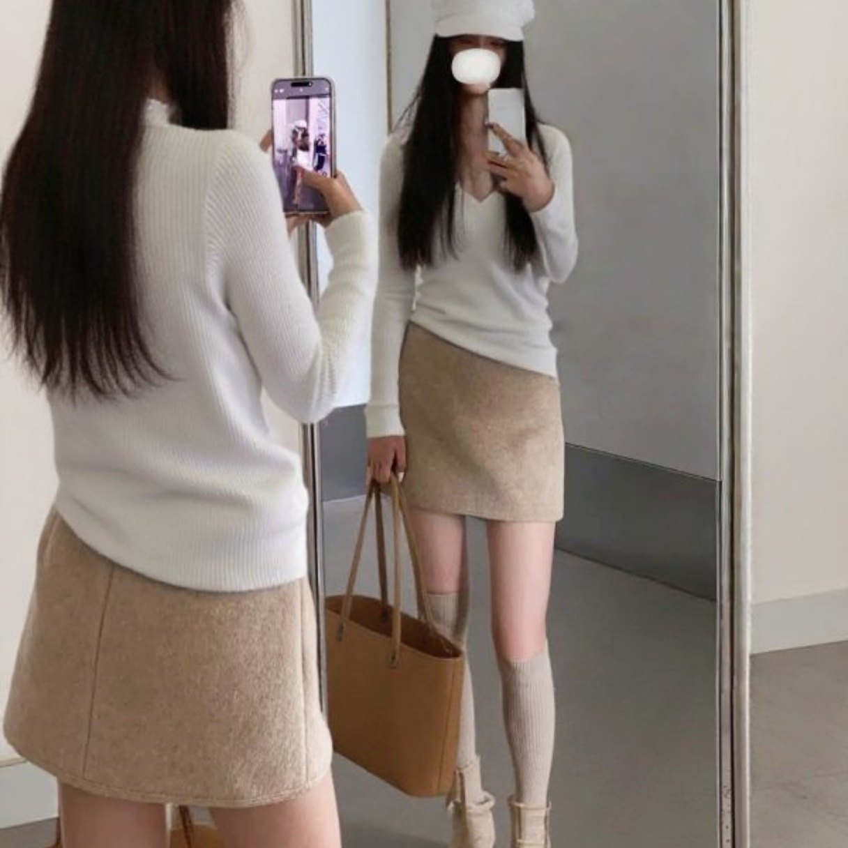 一起家半身裙女冬小个子高腰防走光包臀裙a字短裙半身裙原8095s,女装/女士精品,半身裙,淘宝优惠券,粉丝福利购,淘宝优惠卷