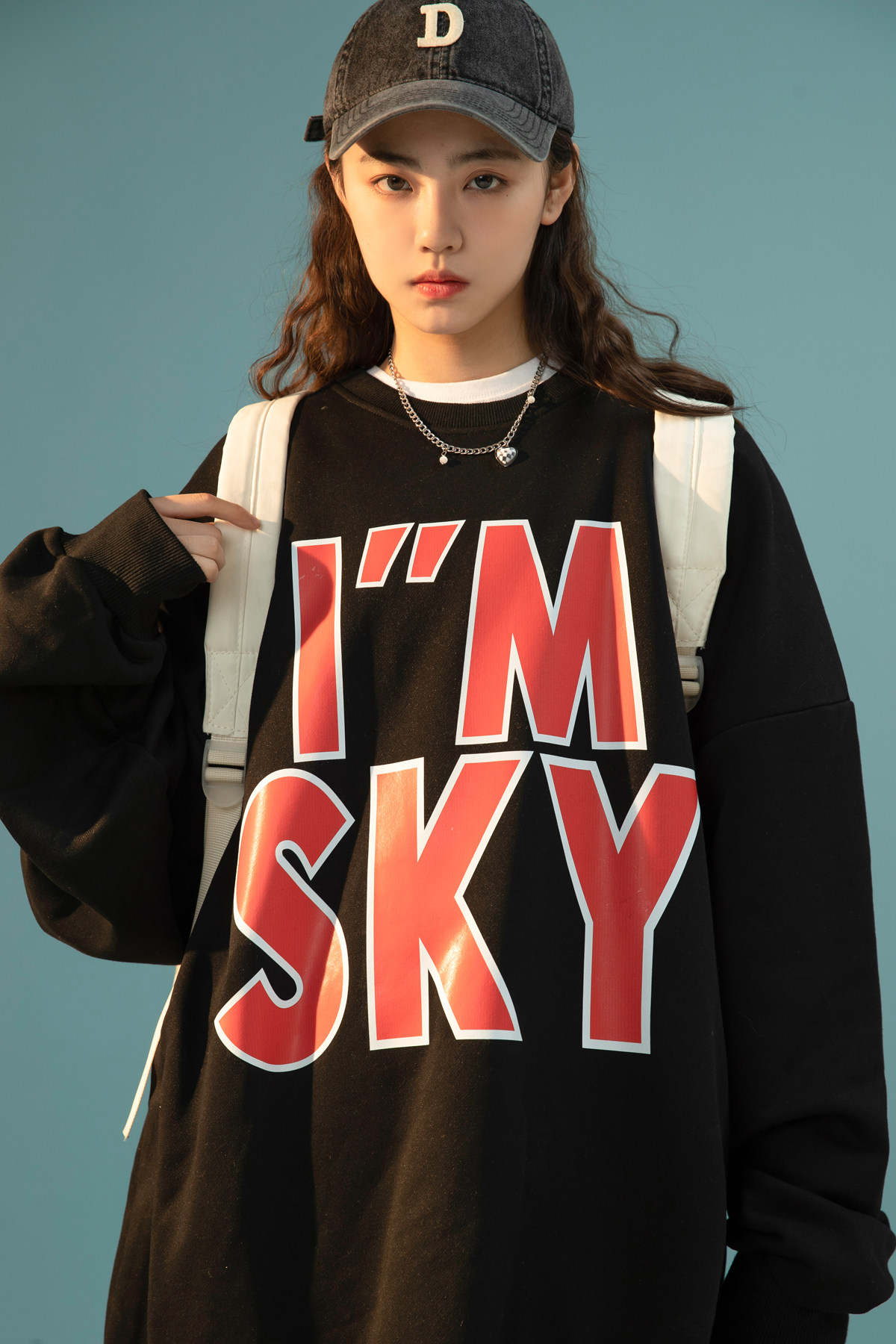 中性风大字母印花卫衣XZ221-2-WY2005-P45-控58,男装卫衣,星座218