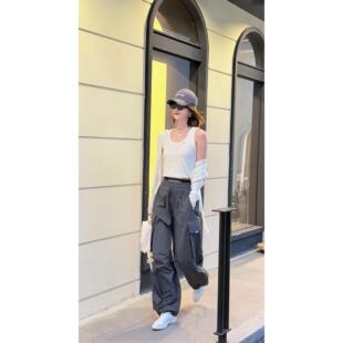 熙薇【时光定格】2026春季新款时尚百搭宽松工装裤M2190