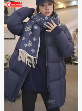 【熙薇品牌】2025秋冬新款时尚百搭保暖休闲围巾H6157