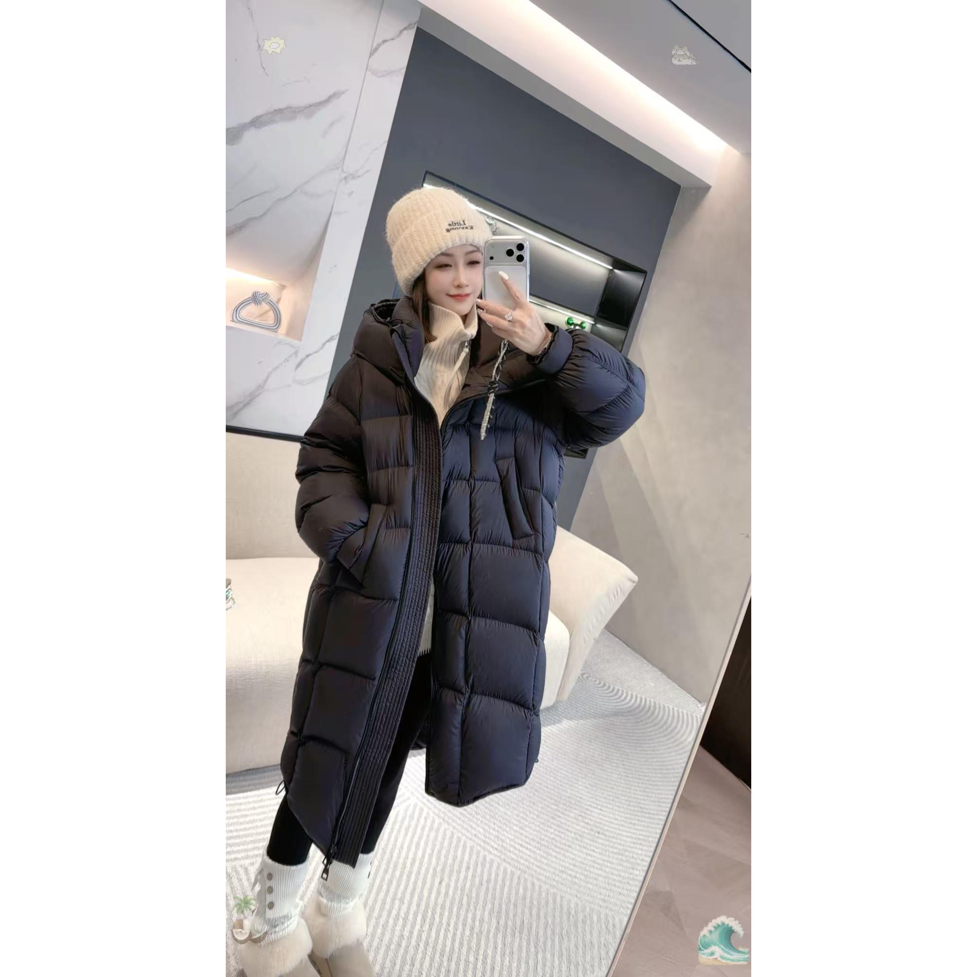 熙薇【长暖守望】2025冬季新款长款保暖宽松羽绒服外套H6323