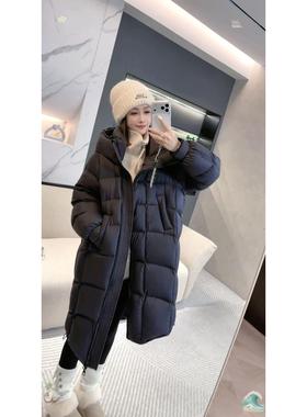 熙薇【长暖守望】2025冬季新款长款保暖宽松羽绒服外套H6323