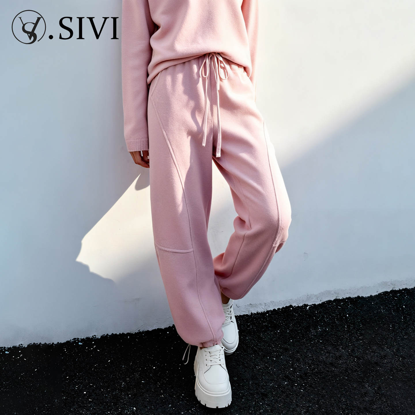 熙薇【可盐可甜】2025秋冬新款时尚宽松百搭显瘦休闲裤H5755