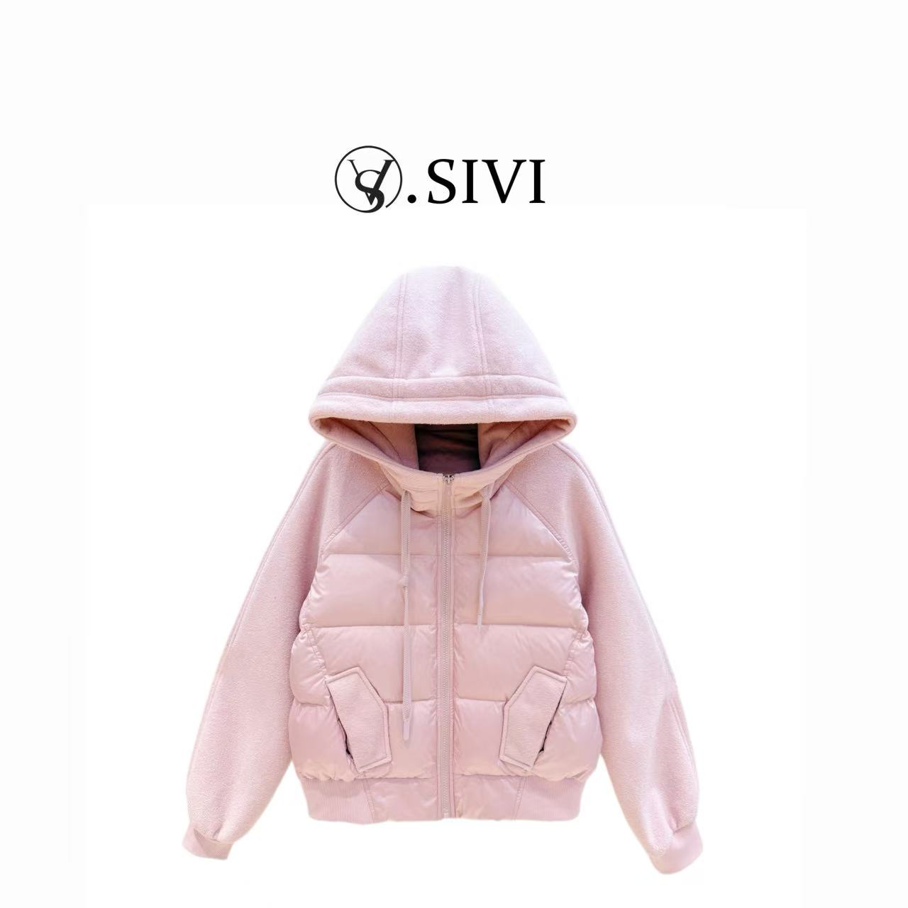 【熙薇SIVI】2025冬季新款时尚休闲轻奢气质羽绒外套H5856