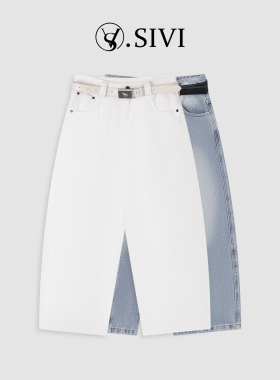 熙薇【旧途里】2026新款直筒八分牛仔休闲裤M2038