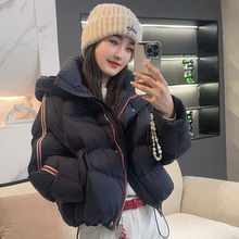 『邂逅云朵』2025冬季新款潮牌设计师连帽休闲鹅绒服H6868