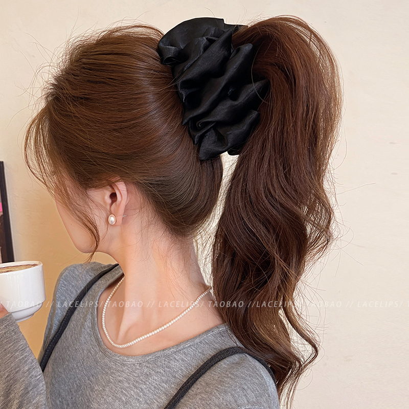 缎面高马尾香蕉夹抓夹女高级感