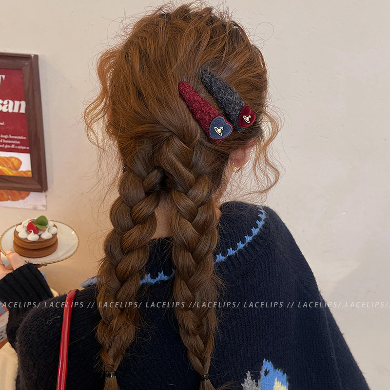 韩系爱心星球毛绒发夹女2026新款高端精致侧边夹刘海夹子发卡发饰,饰品/流行首饰/时尚饰品新,发饰,淘宝优惠券,粉丝福利购,淘宝优惠卷