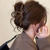 抓夹大号美拉德线条女2026新高级感后脑勺头发鲨鱼夹发夹发饰夹子